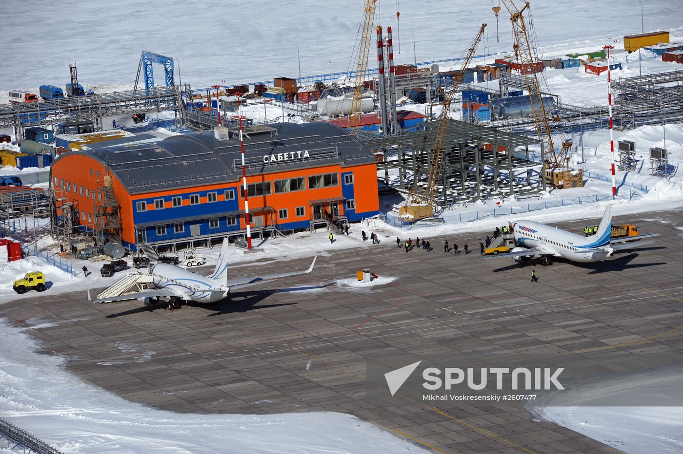 LNG plant construction in Yamal