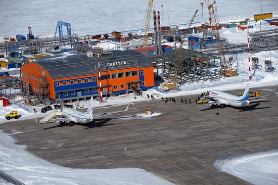 LNG plant construction in Yamal