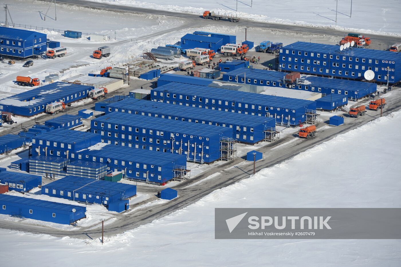 LNG plant construction in Yamal