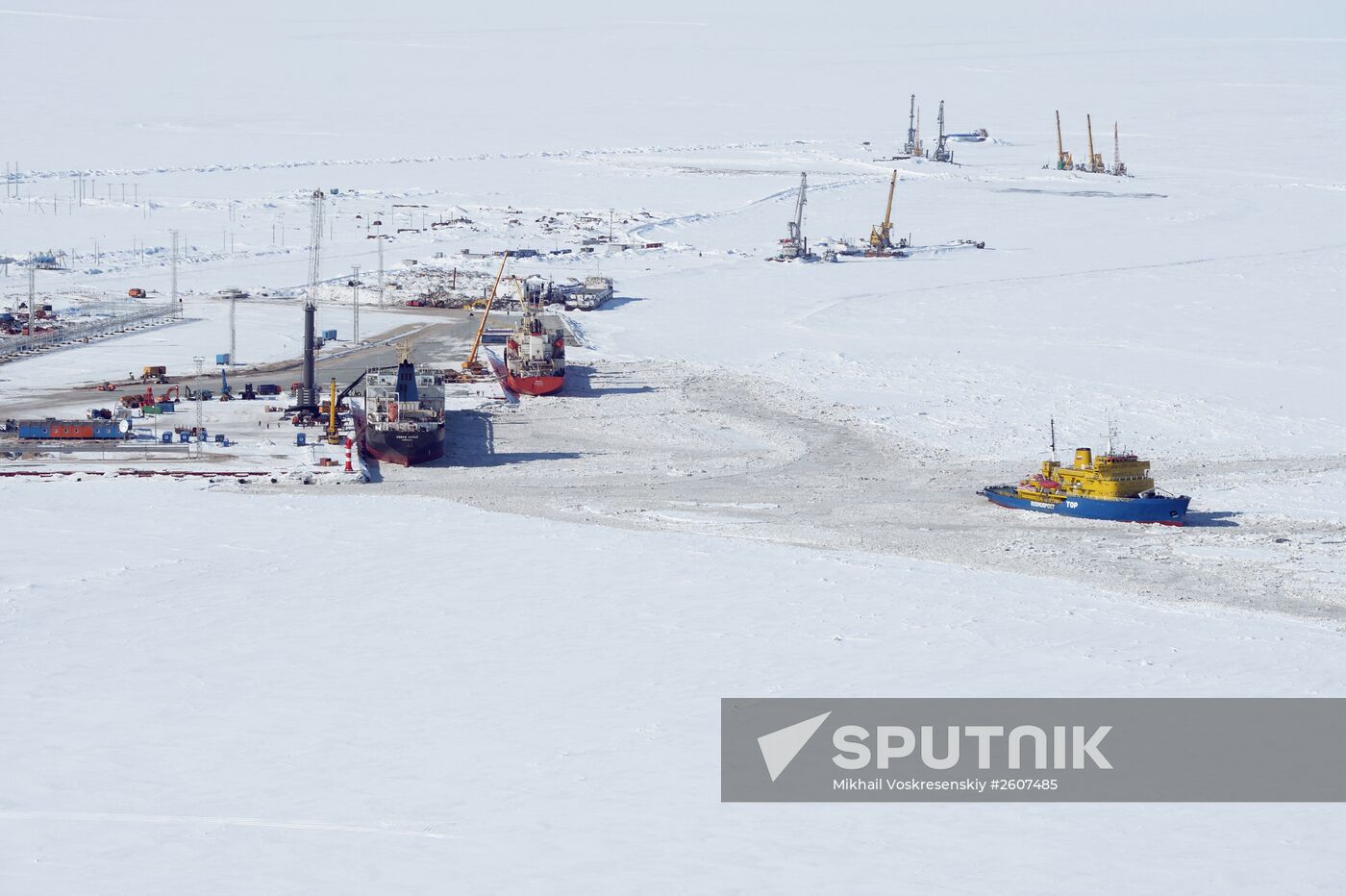 LNG plant construction in Yamal