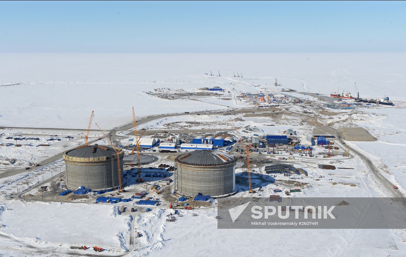 LNG plant construction in Yamal