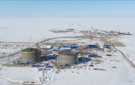 LNG plant construction in Yamal
