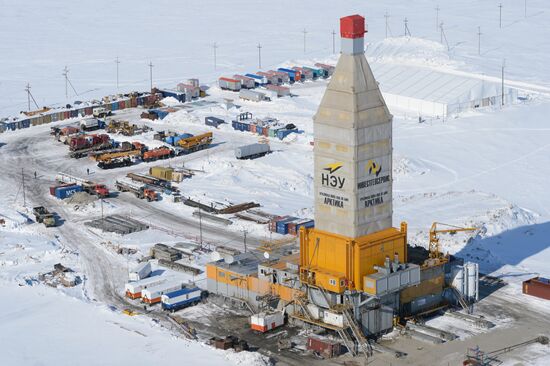 LNG plant construction in Yamal