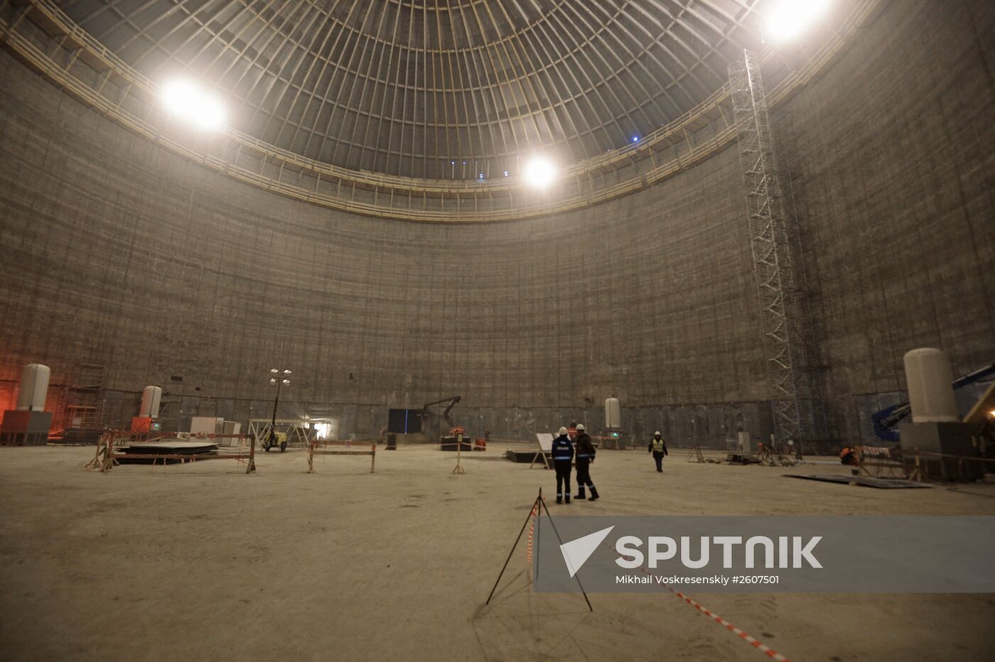 Liquefied natural gas (LNG) plant construction in Yamal