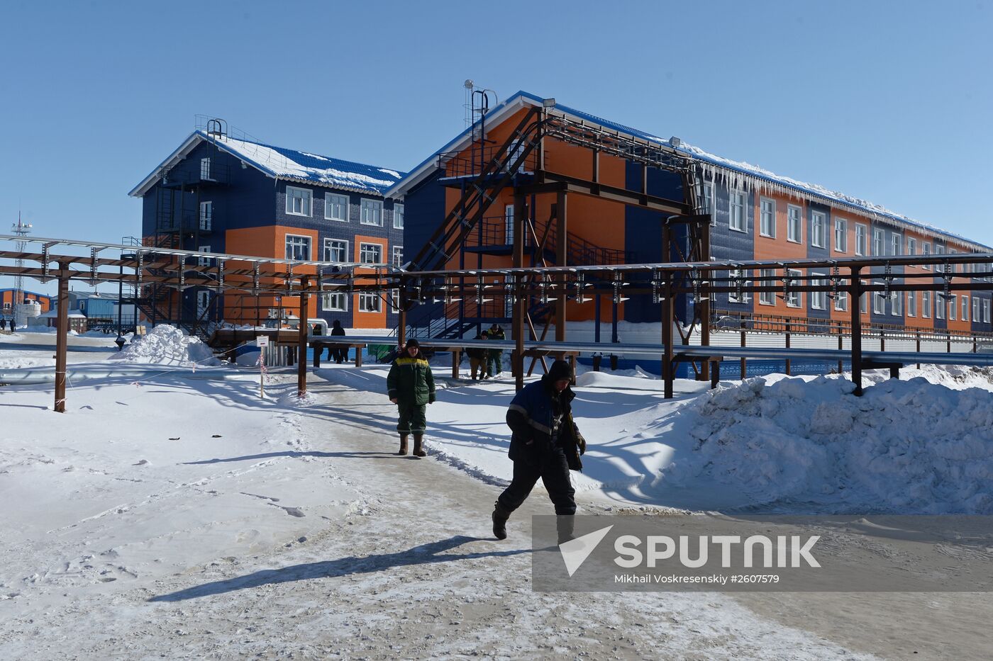 LNG plant construction in Yamal