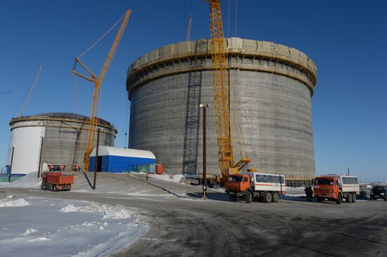 LNG plant construction in Yamal