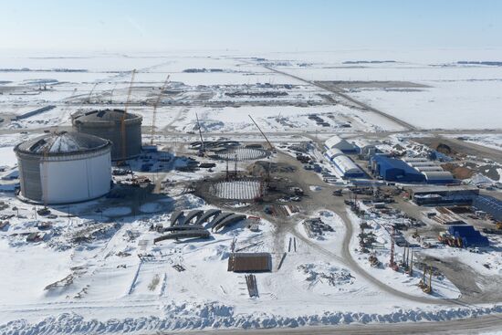 LNG plant construction in Yamal