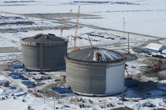 LNG plant construction in Yamal