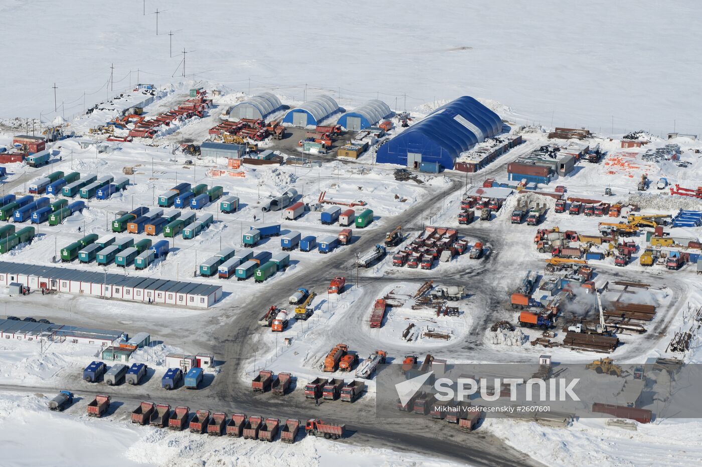 LNG plant construction in Yamal