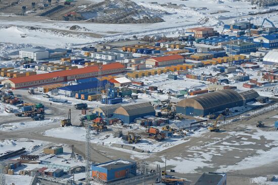 LNG plant construction in Yamal