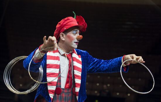 Backstage Secrets workshop at Big Moscow Circus