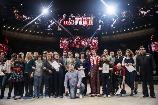 Backstage Secrets workshop at Big Moscow Circus