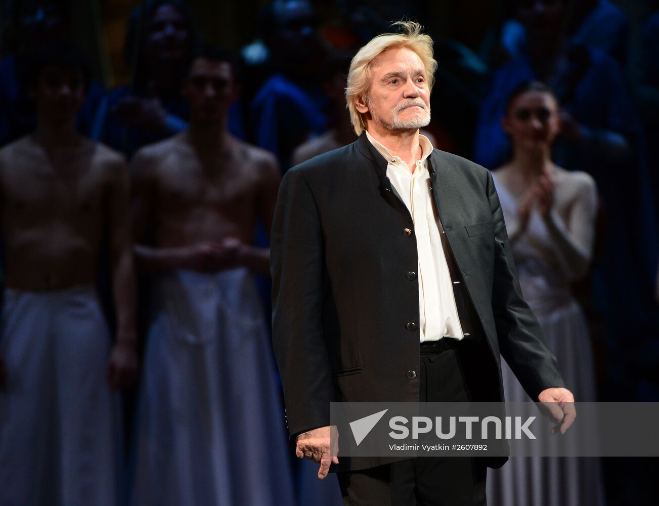 Dress rehearsal of "Dona Nobis Pacem" in Bolshoi Theater