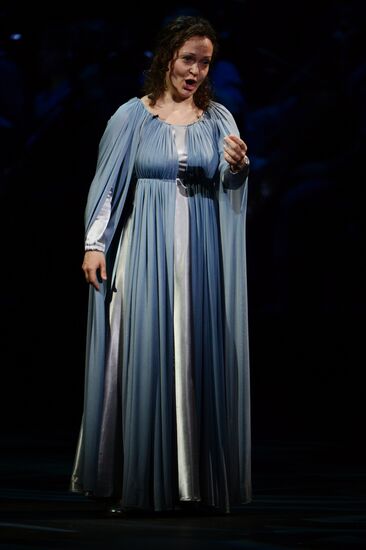 Dress rehearsal of "Dona Nobis Pacem" in Bolshoi Theater