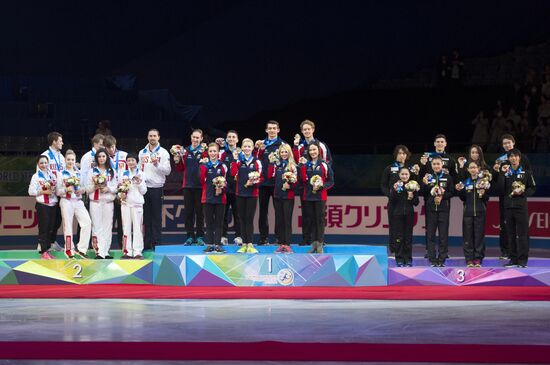 ISU World Team Trophy winners awarded in Tolyo