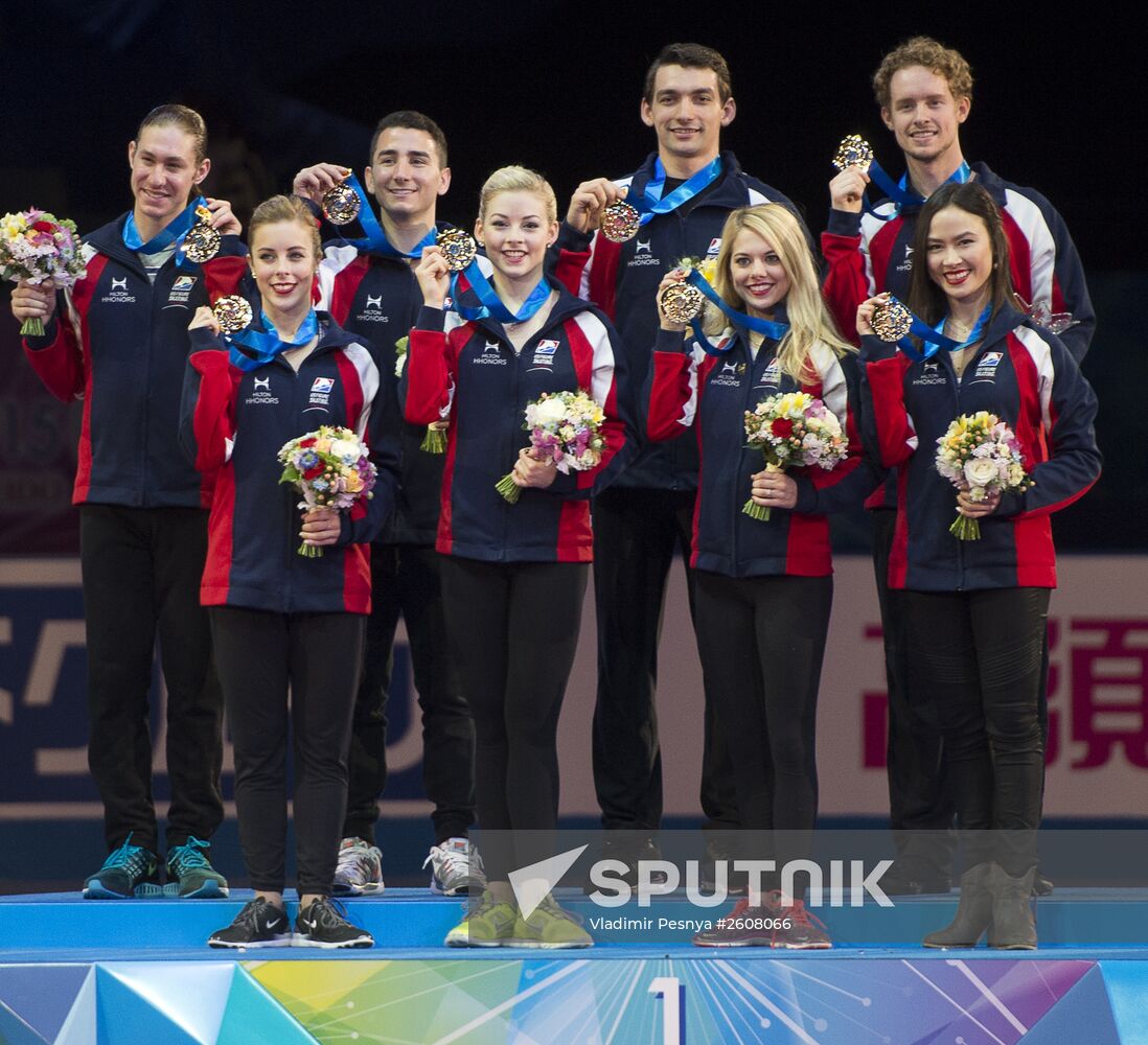 ISU World Team Trophy winners awarded in Tokyo
