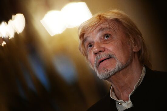 Dress rehearsal of "Dona Nobis Pacem" in Bolshoi Theater