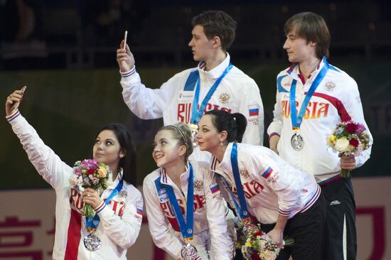 ISU World Team Trophy of Figure Skating 2015. Ladies. Free skating