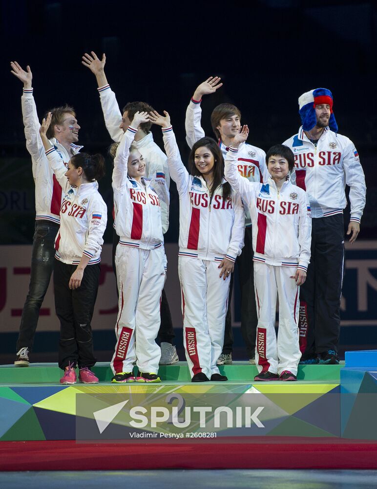 ISU World Team Trophy of Figure Skating 2015. Ladies. Free skating