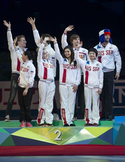ISU World Team Trophy of Figure Skating 2015. Ladies. Free skating