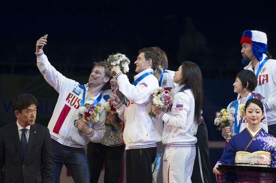 ISU World Team Trophy of Figure Skating 2015. Ladies. Free skating