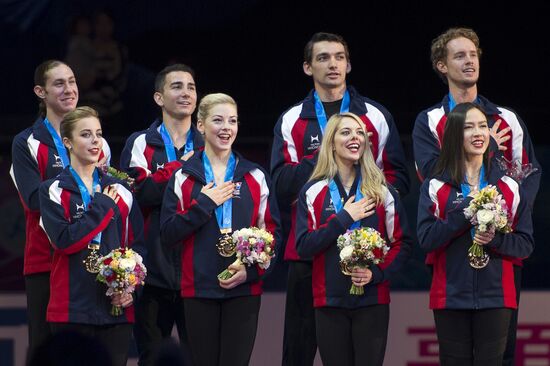 ISU World Team Trophy winners awarded in Tokyo