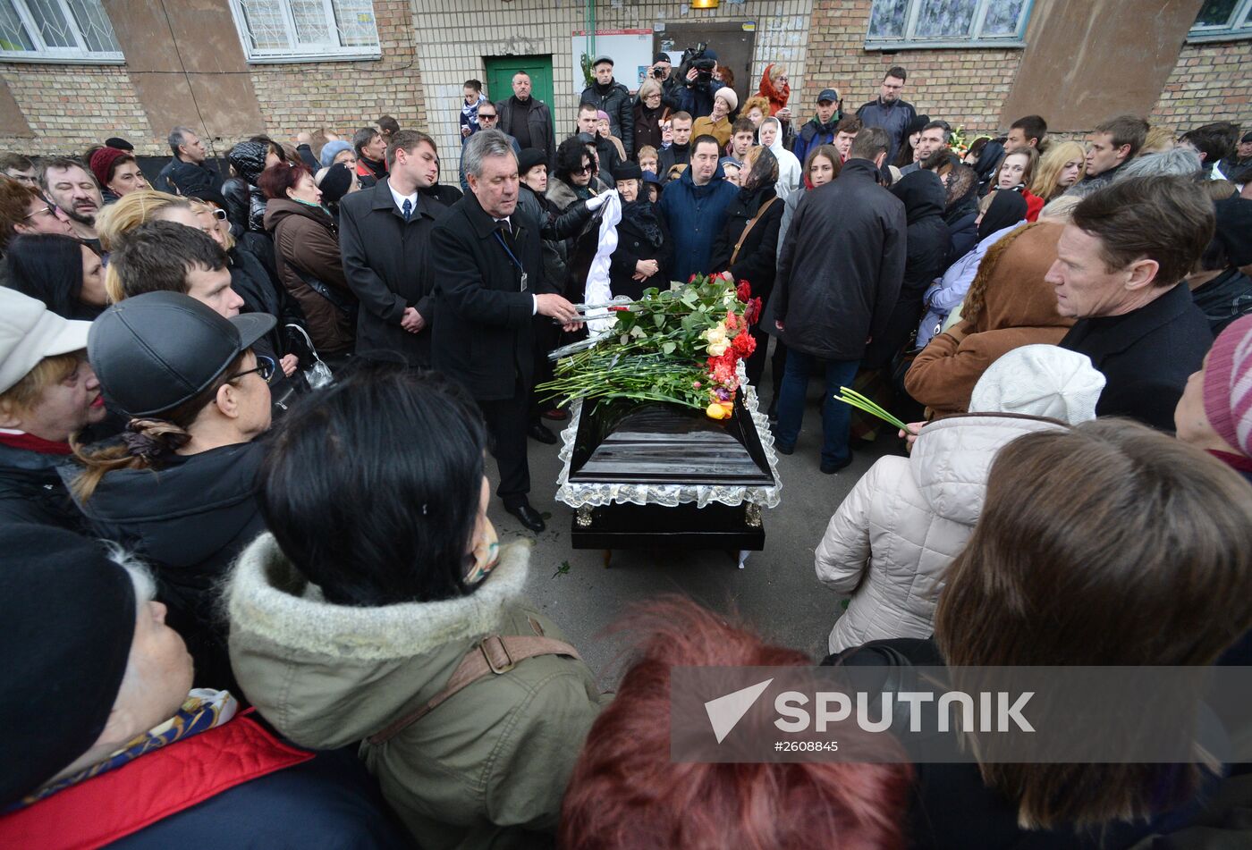 Journalist Oles Buzina's funeral in Kiev