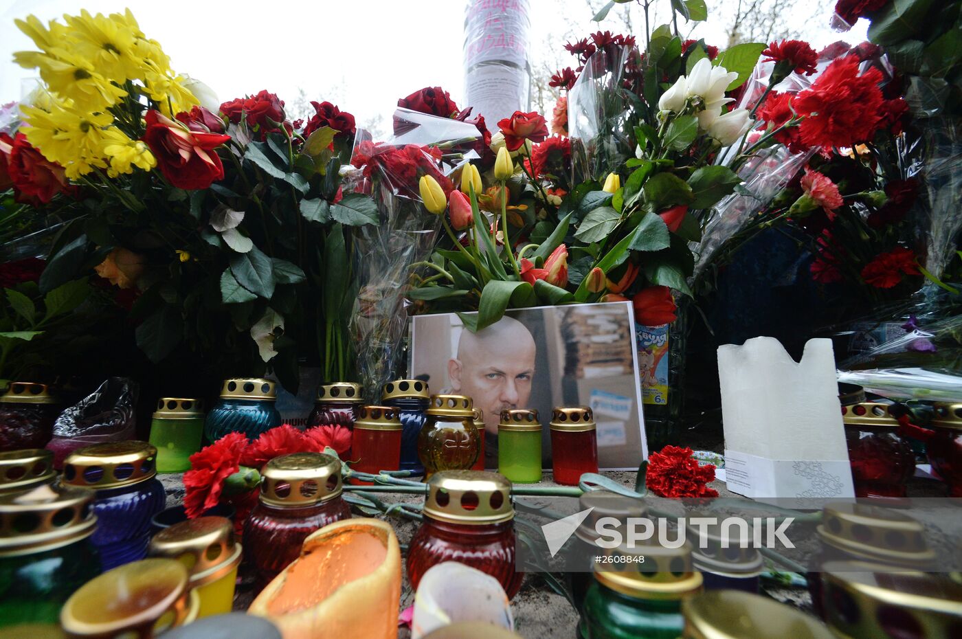 Journalist Oles Buzina's funeral in Kiev