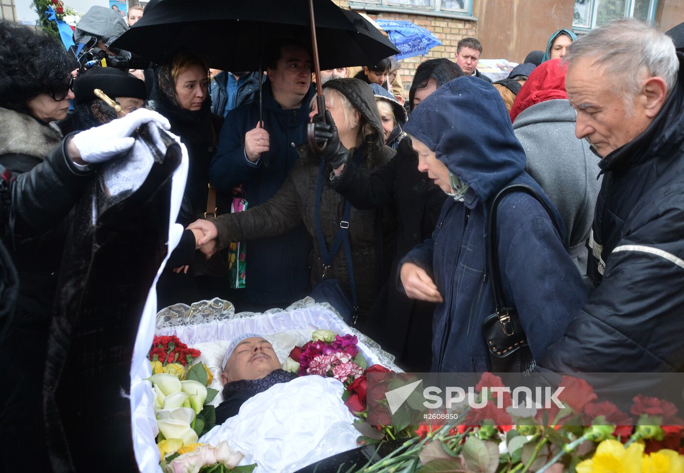 Journalist Oles Buzina's funeral in Kiev