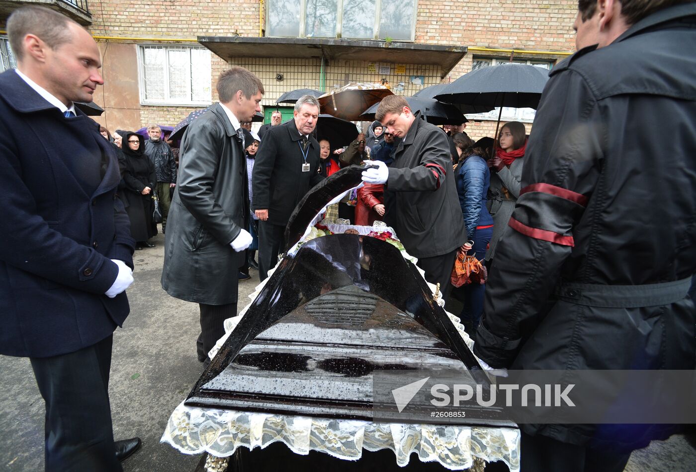 Journalist Oles Buzina's funeral in Kiev