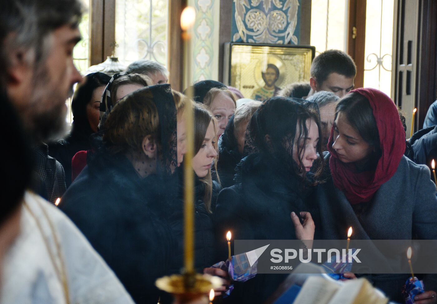 Journalist Oles Buzina's funeral in Kiev