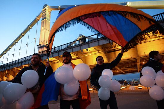 Memorial campaign for victims of Armenian Genocide in Ottoman Empire