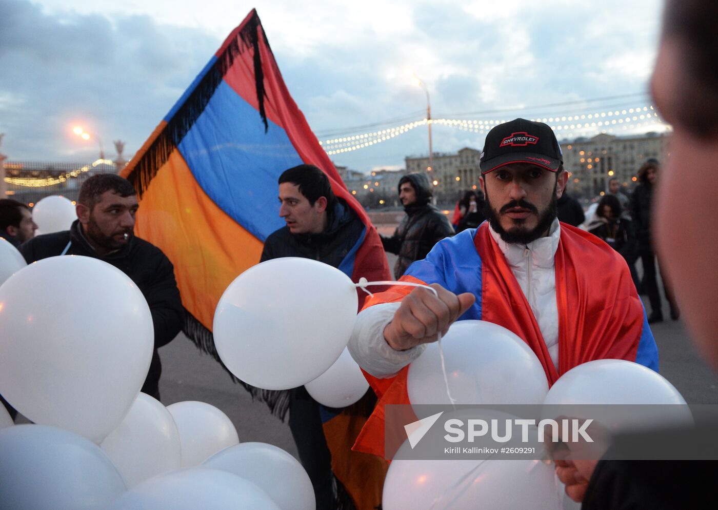 Memorial campaign for victims of Armenian Genocide in Ottoman Empire