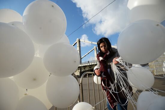Memorial campaign for victims of Armenian Genocide in Ottoman Empire