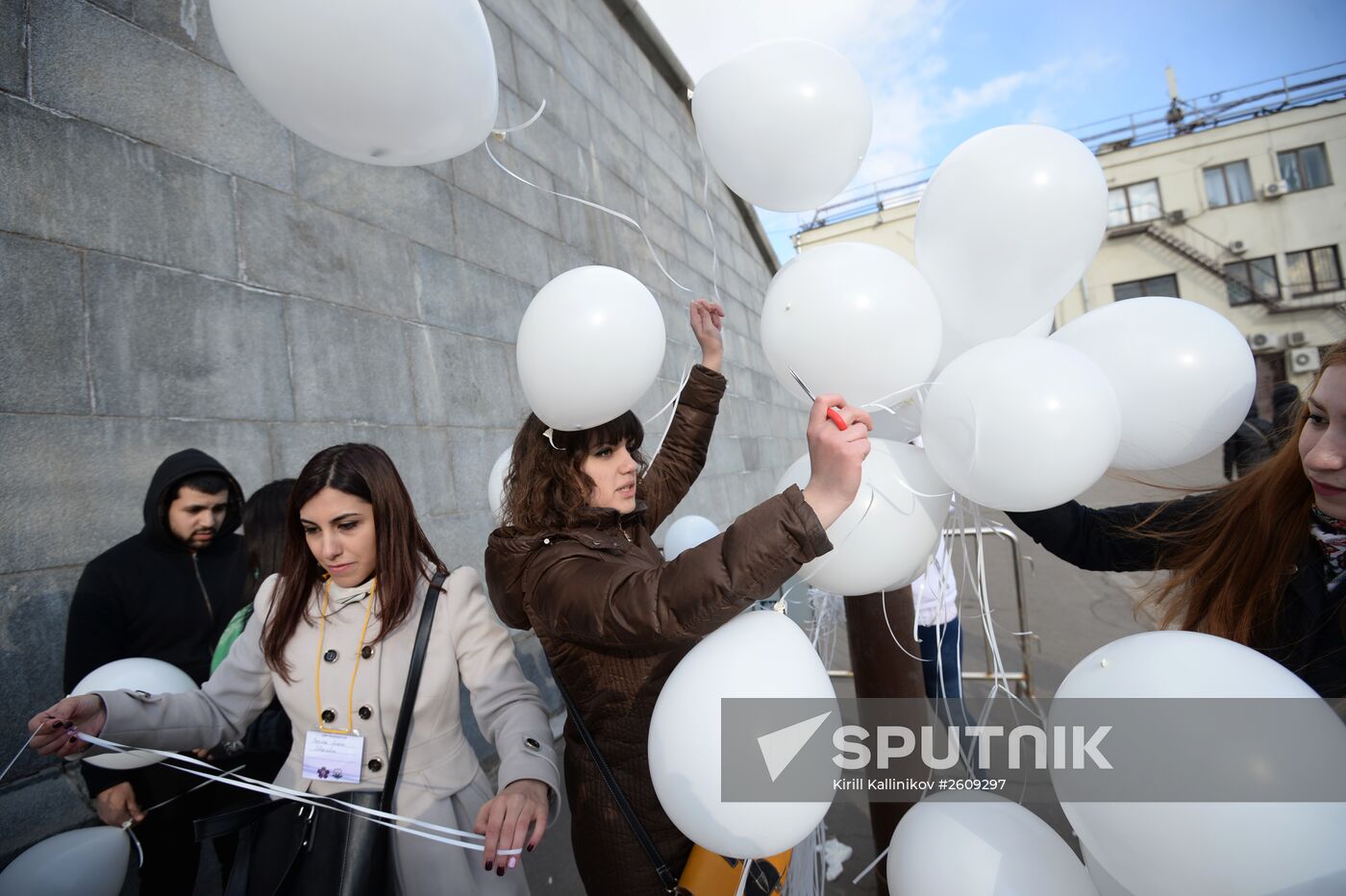 Memorial campaign for victims of Armenian Genocide in Ottoman Empire