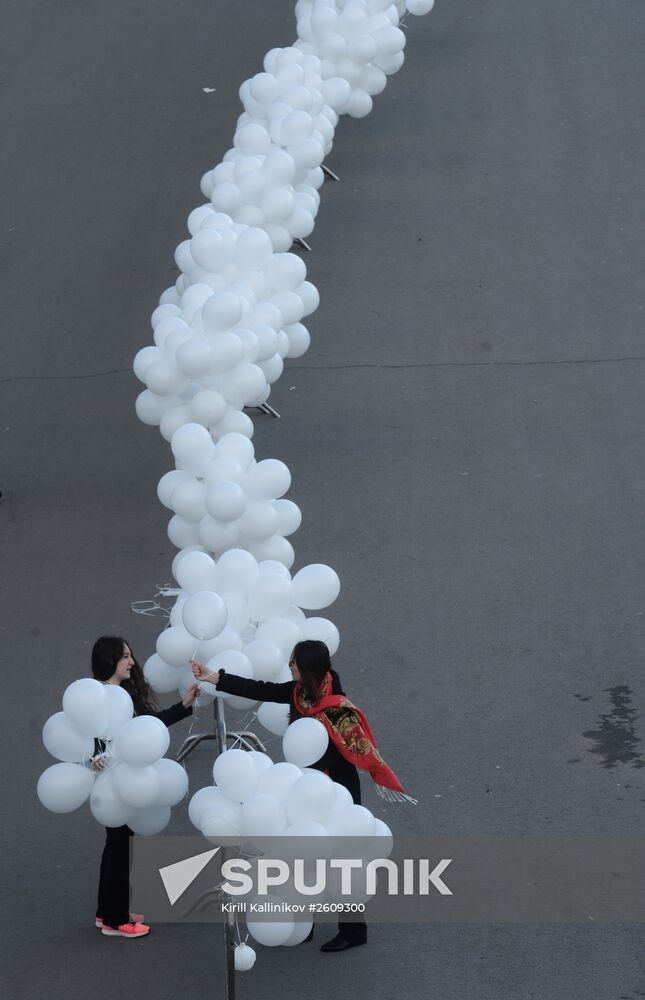 Memorial campaign for victims of Armenian Genocide in Ottoman Empire