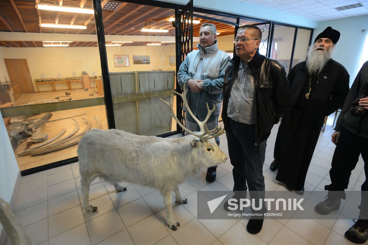 Mining town of Barentsburg on Spitsbergen