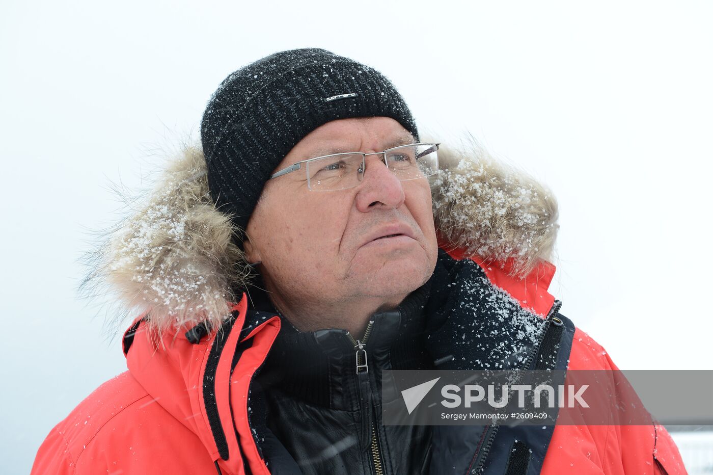 Mining town of Barentsburg on Spitsbergen