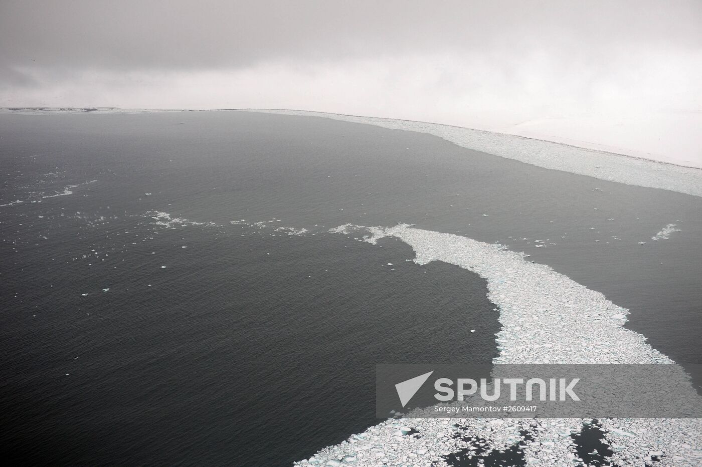 Mining town of Barentsburg on Spitsbergen
