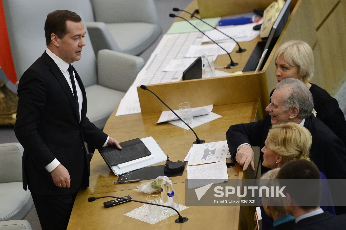 Dmitry Medvedev reports on the Government's performance at the State Duma of the Russian Federation