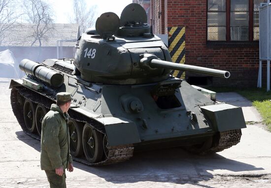 T-34 tank that stormed Königsberg restored for Victory Day