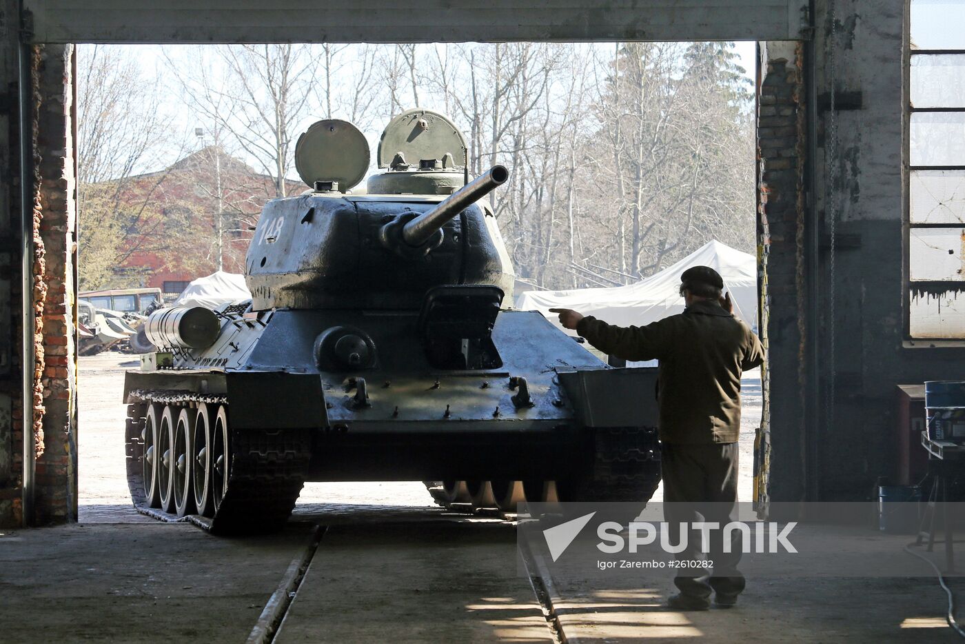 T-34 tank that stormed Königsberg restored for Victory Day