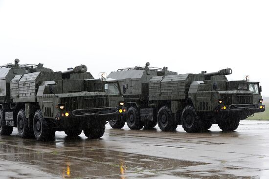 Victory parade rehearsal in Rostov Region