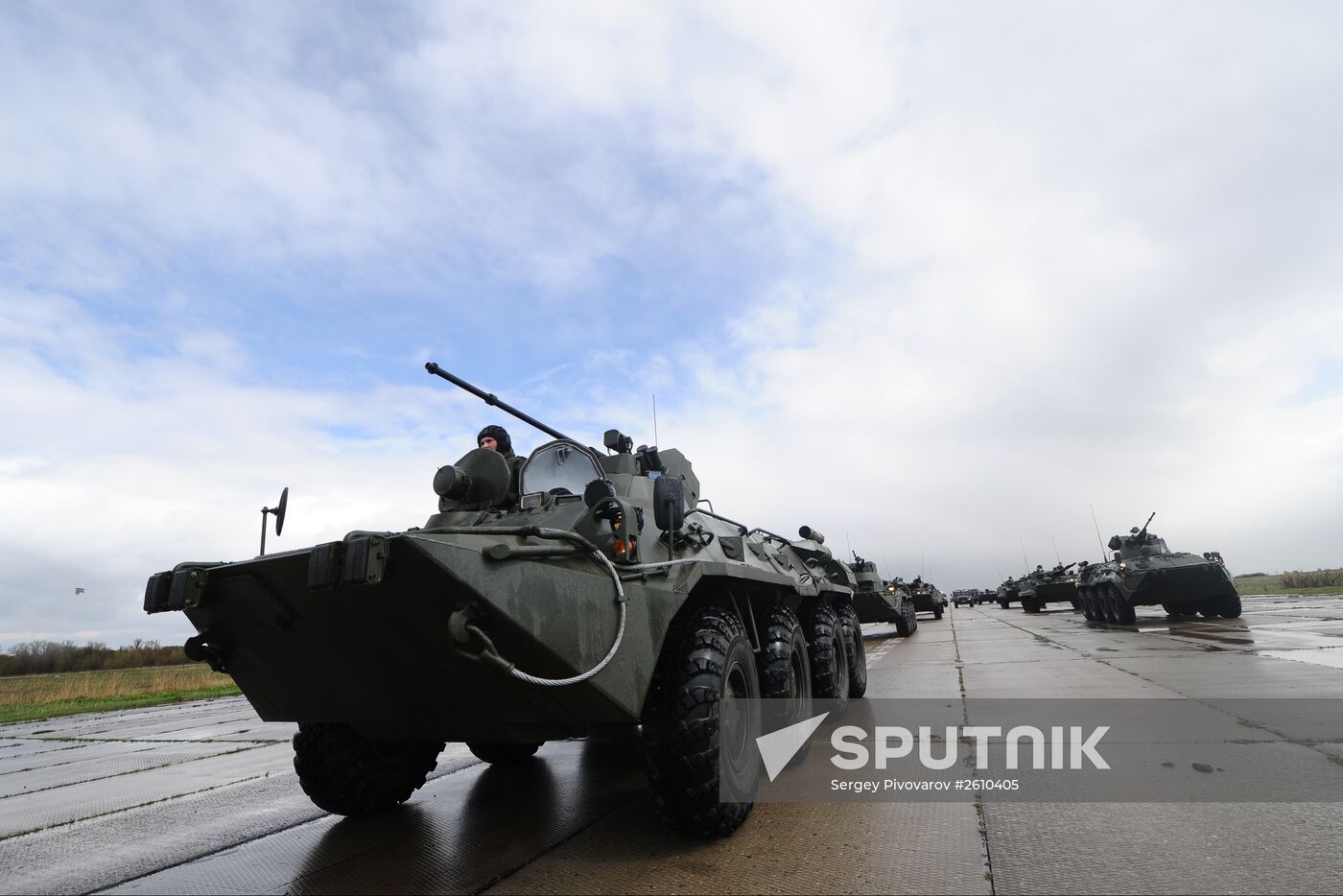 Victory parade rehearsal in Rostov Region