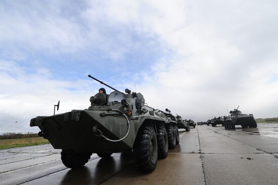 Victory parade rehearsal in Rostov Region