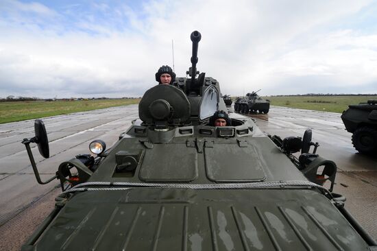 Victory parade rehearsal in Rostov Region