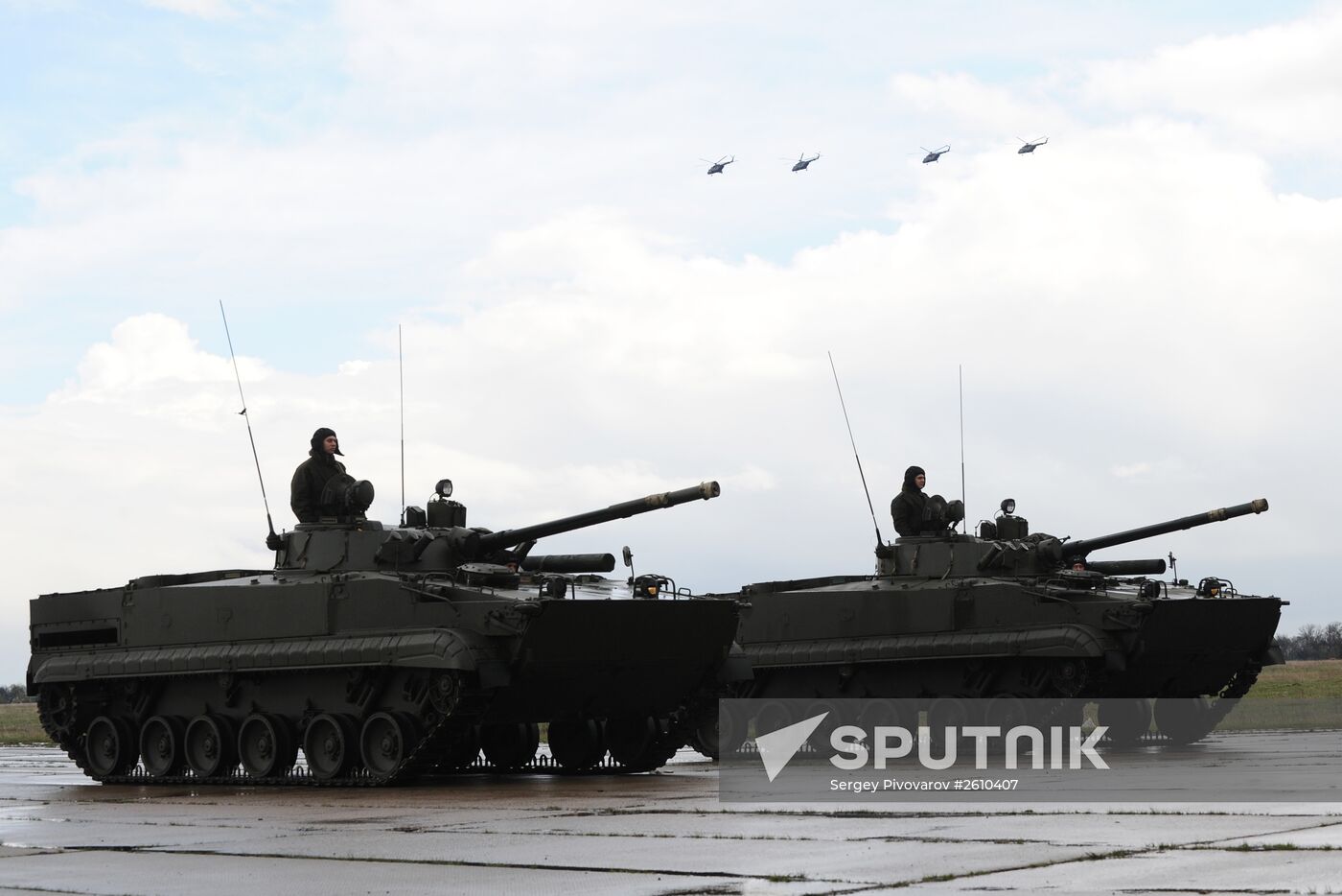 Victory parade rehearsal in Rostov Region