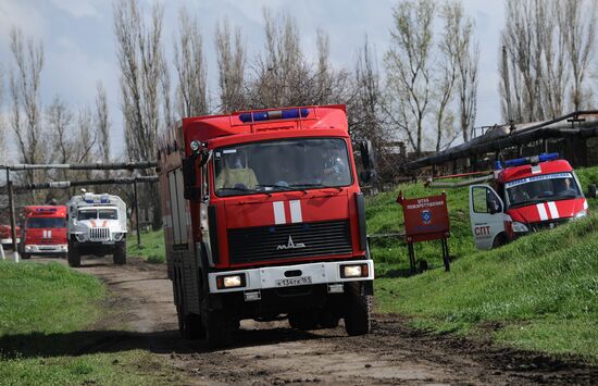 Emergencies Ministry drill in Rostov-on-Don