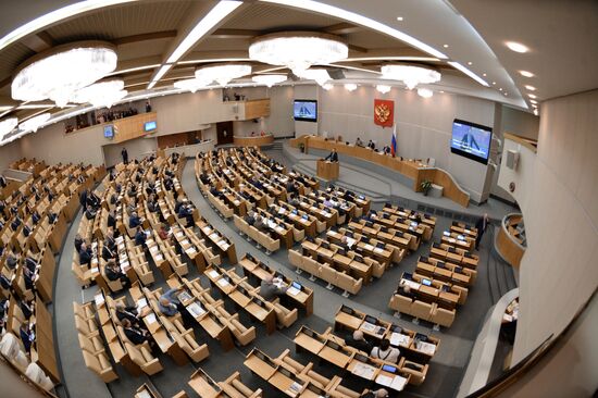 State Duma plenary session