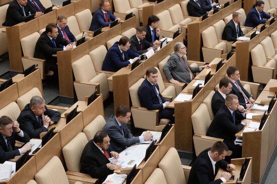 State Duma plenary session